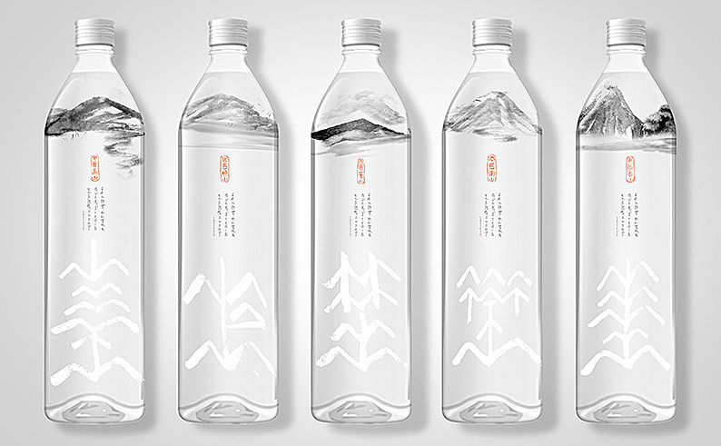 成守乾設(shè)計(jì)師的礦泉水包裝設(shè)計(jì) 簡(jiǎn)約與自然的平面美學(xué)